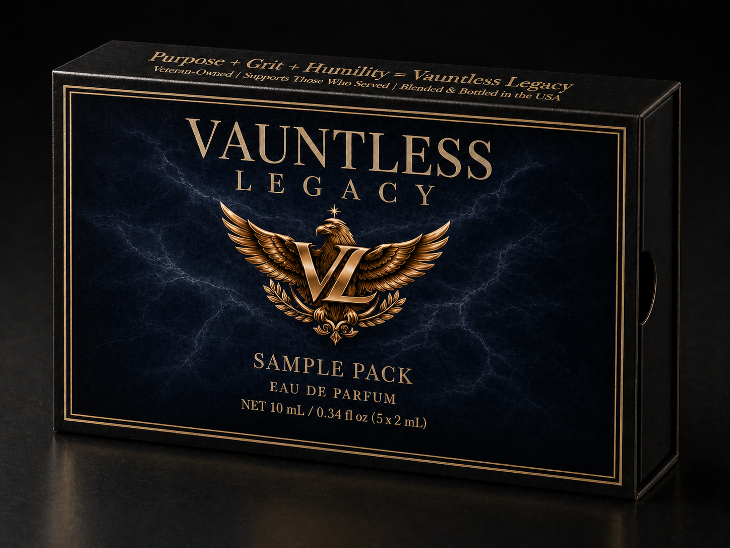 Sample Pack | 5 Vauntless Legacy Cologne Samples | EAU DE PARFUM 0.34 oz / 10 mL