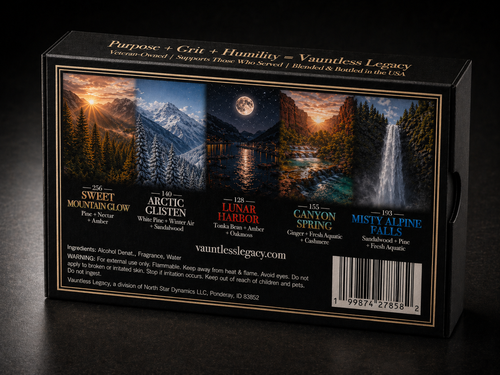 Sample Pack | 5 Vauntless Legacy Cologne Samples | EAU DE PARFUM 0.34 oz / 10 mL